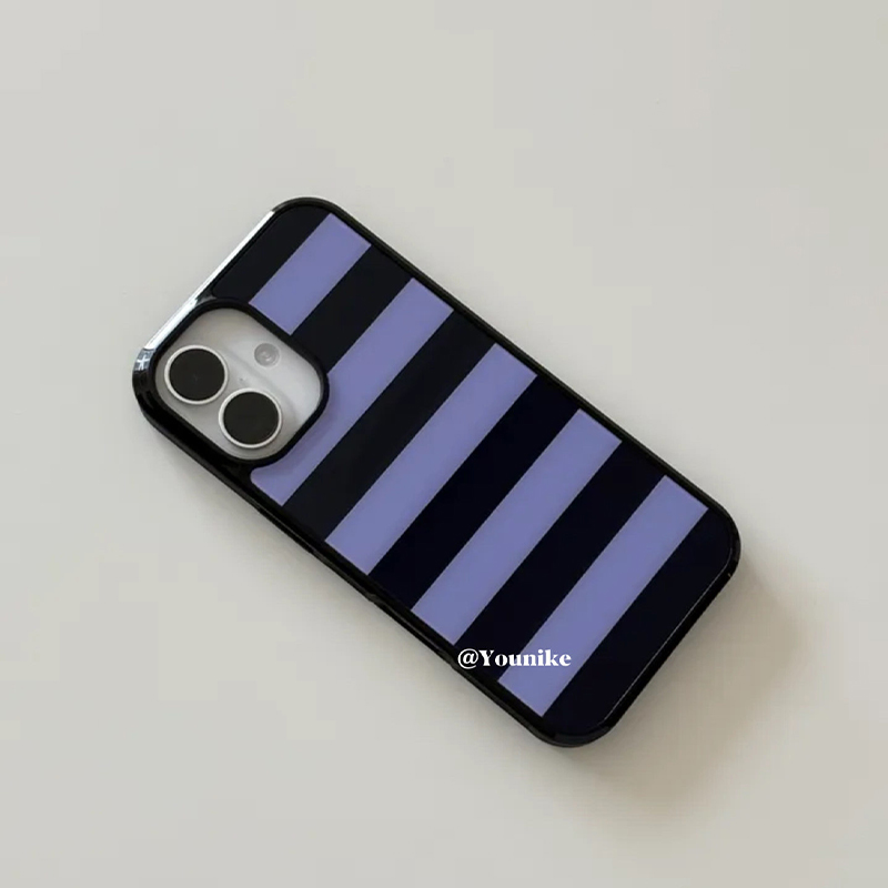 Phone Cases Korea - Корейский чехол для телефона с фиолетово-черными