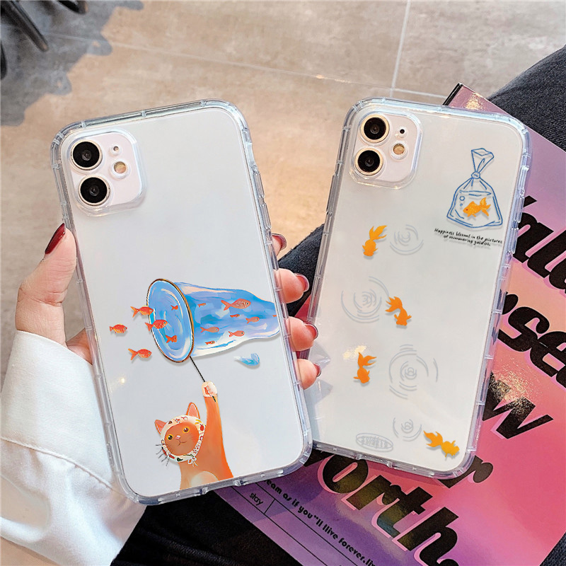 Phone Cases Iphone 17 - Прозрачный чехол для телефона Lovely Fishes