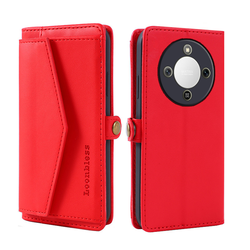 Phone Cases With Wallet On Back - Чехол-кошелек для Honor X70 5G, кожаный