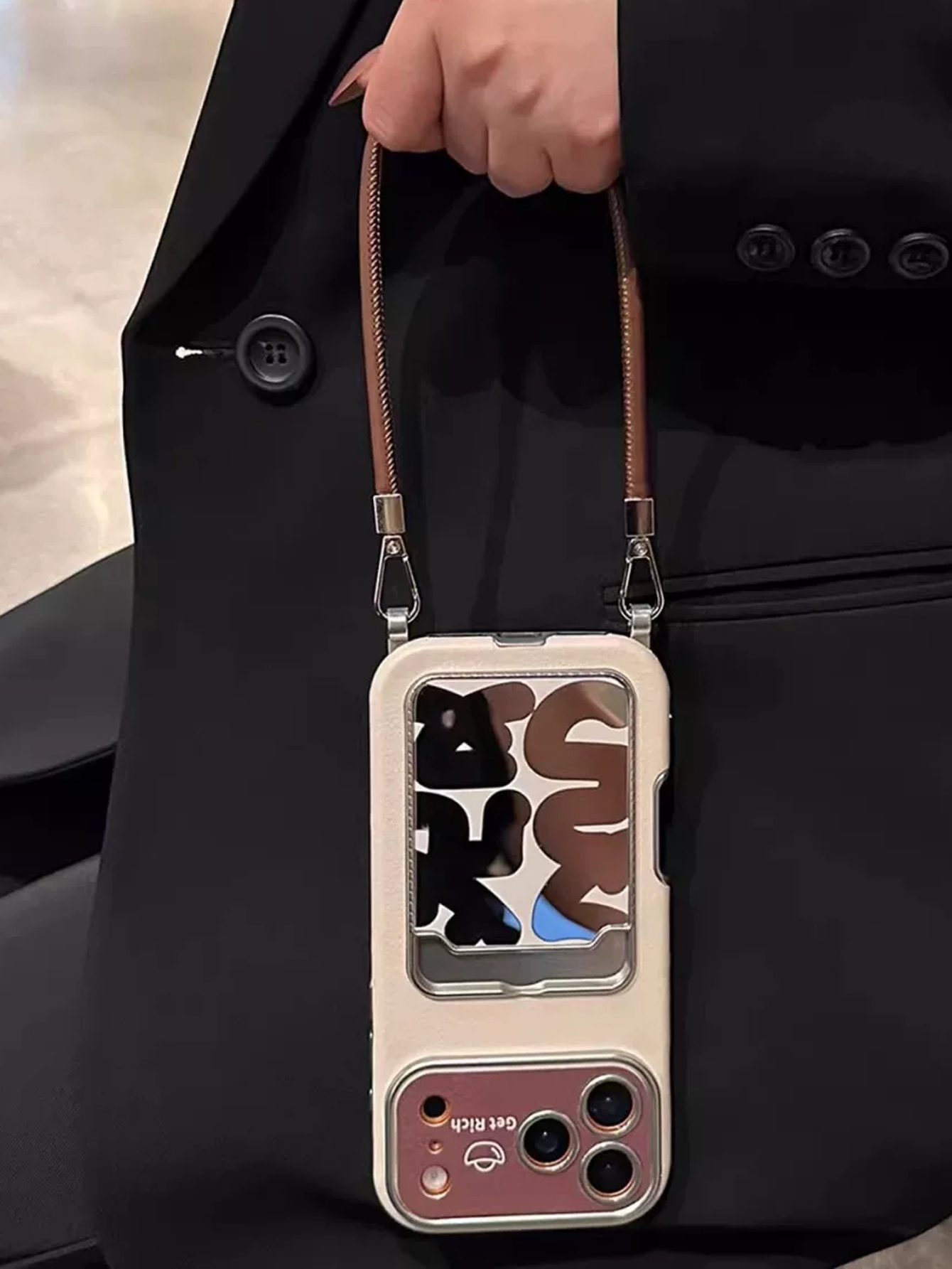 Phone Cases With Card Holder - Роскошный кожаный чехол-держатель для телефона с