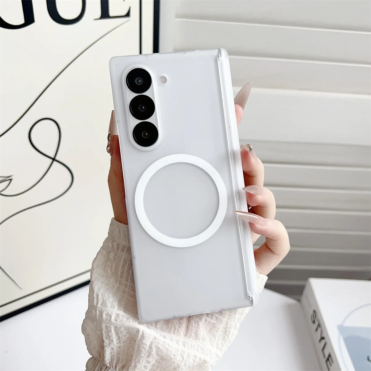 Matte Frosted Case - Магнитный чехол для телефона с матовым