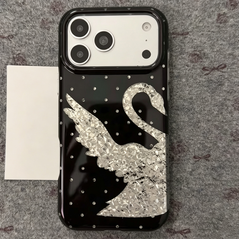 Phone Cases Korea - Винтажный черный чехол с волнообразным узором