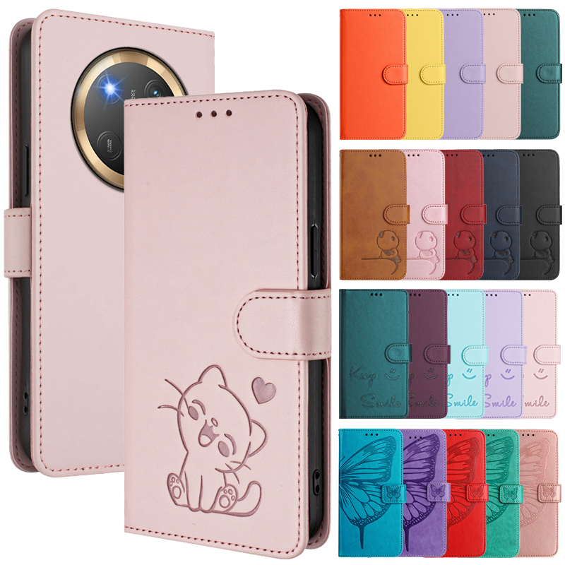 Phone Cases With Wallet On Back - Чехол-книжка для Honor Magic7 Lite, кожаный