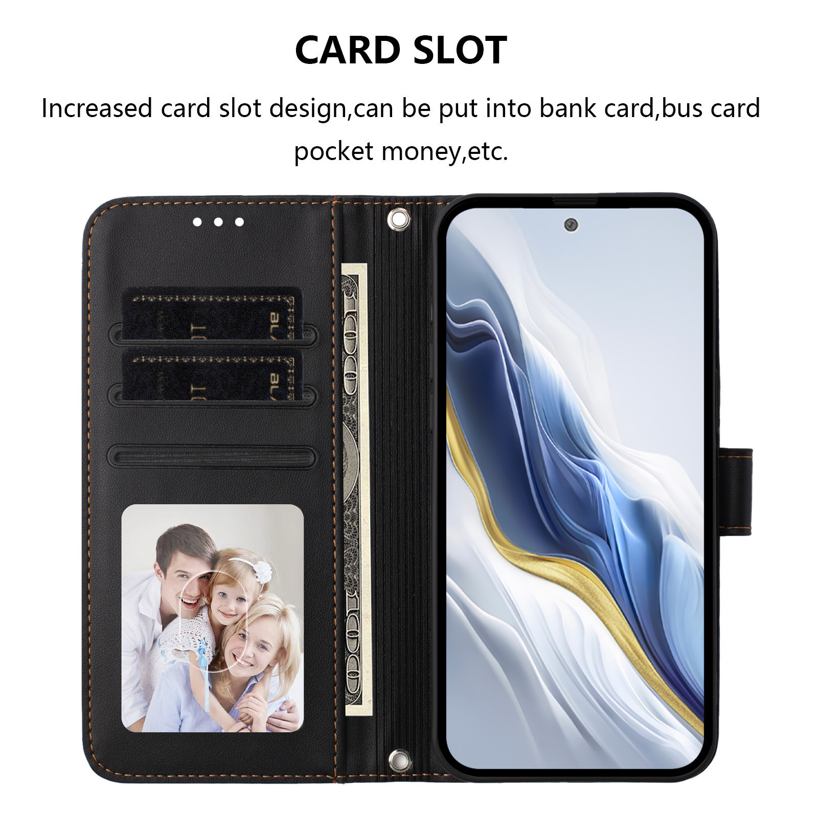 Однотонный кожаный чехол-флип  – обзор и цена Phone Cases With Wallet On Back