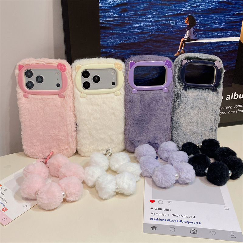 Роскошный однотонный плюшевый  – обзор и цена Phone Cases Iphone 17