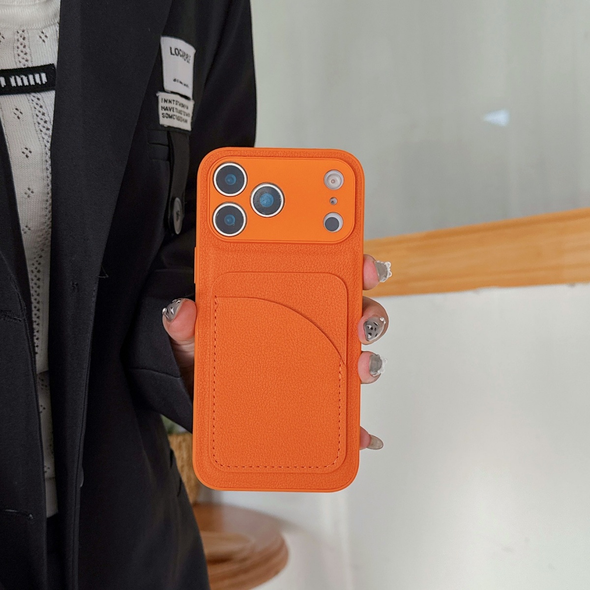Кожаный чехол-кошелек оранжево – обзор и цена Phone Cases With Card Holder