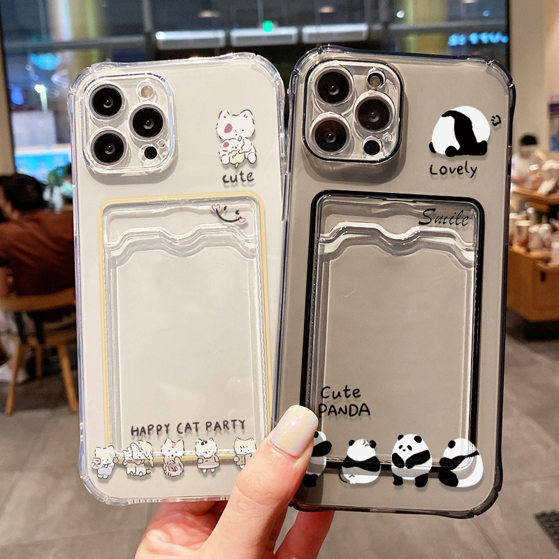 Чехол для телефона с милым чер – обзор и цена Phone Cases With Card Holder